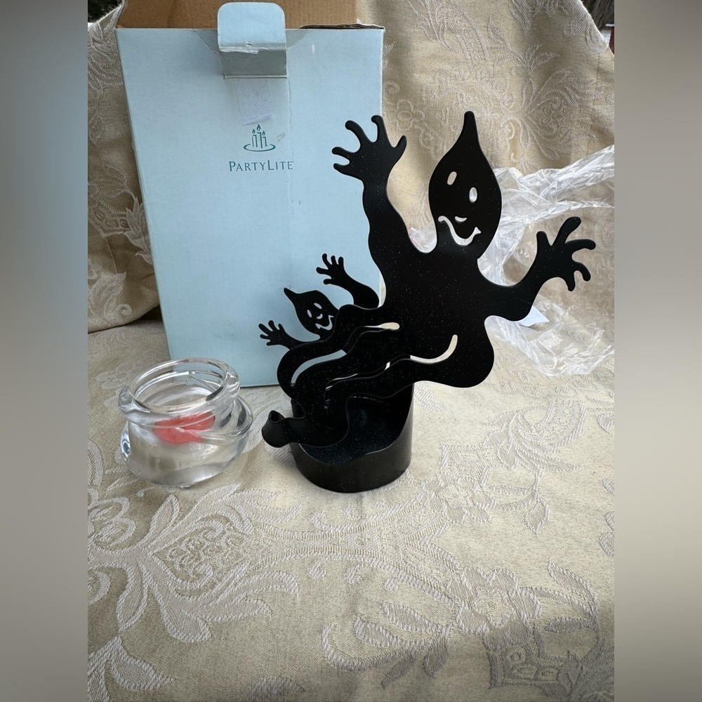 Partylite Shadowdancers Ghost Votive Holder